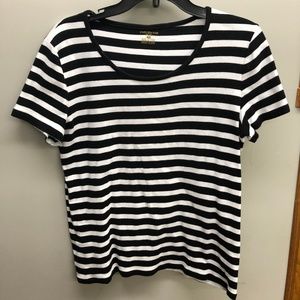 Jones New York Striped Tee